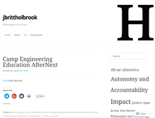 Tablet Screenshot of jbrittholbrook.com